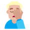 Man Facepalming- Medium-Light Skin Tone emoji on Microsoft